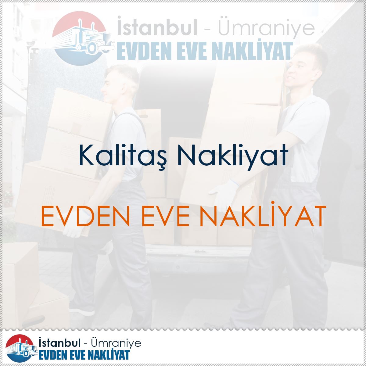 Kalitaş Nakliyat : Kapak Görseli